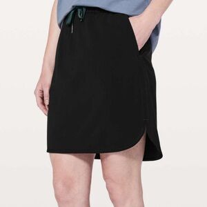 Lululemon On The Fly Skirt 21” Travel Work Skirt Black Size 10